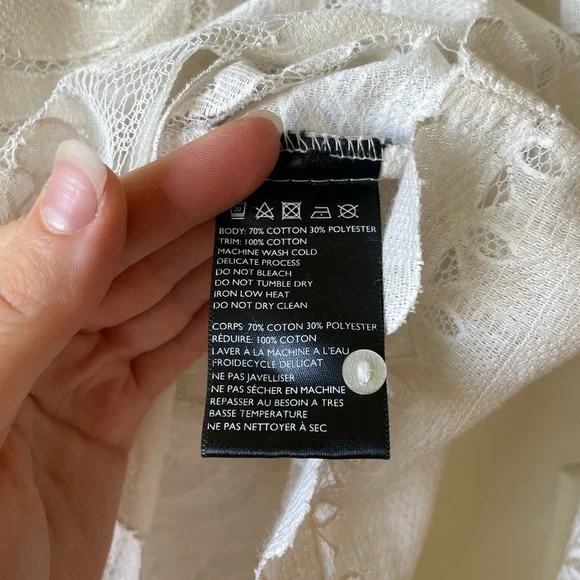 Alice Lace Blouse James Coviello Anthropologie - Picture 8 of 9